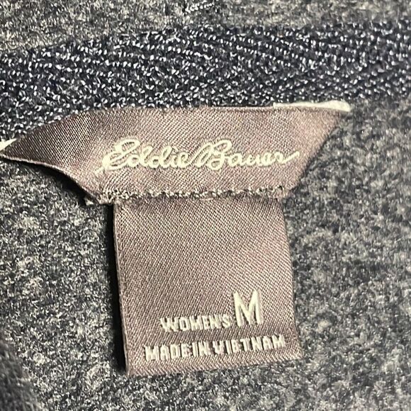 Eddie Bauer blue zip front soft hoodie with pockets size M - Picture 7 of 9